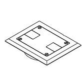 Legrand - Wiremold S166BLK Source 1 Series Complete Flush Activation with Communication Slides